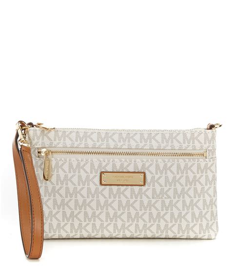 michael kors signature wristlet|michael kors wristlet clearance.